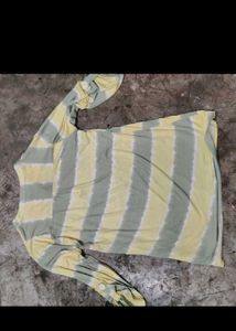 Striped Long Sleeve Tunic Top