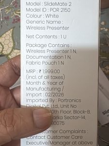Portronics SlideMate 2 Wireless Presenter
