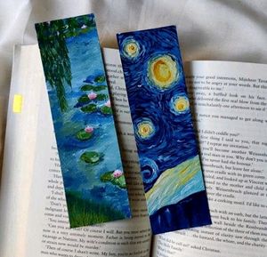 Beautiful Custom Hand-painted Bookmarks