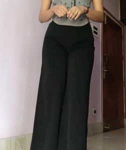 Black Wide Leg Trouser