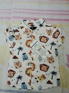 Cute Cartoon Animal Print Shorts Set
