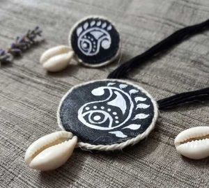 Boho Paisley Necklace &amp; Earring Set