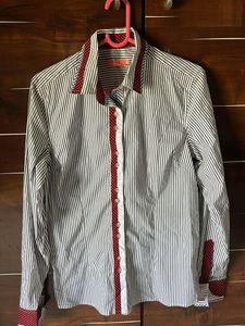 Striped Button-Up Shirt