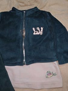 Retro Corduroy Tracksuit Set