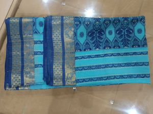 Bahut Khubsurat Taat Ki Cotton Saree