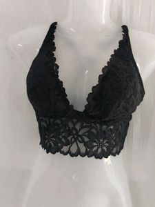 Lace Bralette - Black