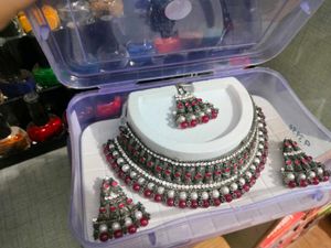 oxidised jewellery set - 3 colors available