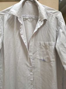 Classic Men's White Shirt and Black Pant