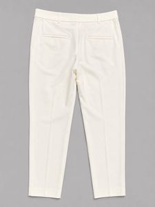 Classic White Trousers