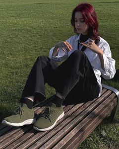 Green Knit shoes 💚✨