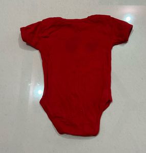 Red Baby Onesie