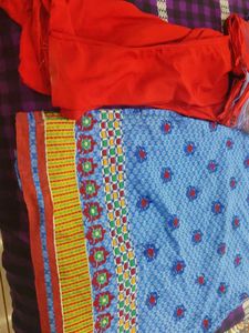 Blue Printed Kurta