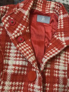 Charming Plaid Girls' Coat