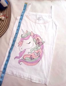 Very Beautiful Girls Short SleevelessUnicorn Kids