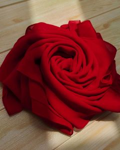 Premium Quality Red Color Georgette Hijab Comfortable
