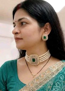 Elegant Pearl Necklace &amp; Earring Set