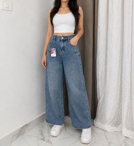 Wide Leg Denim Jeans for Women