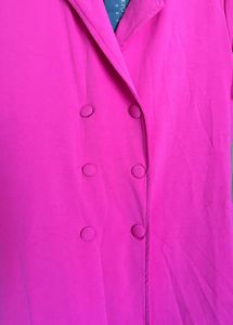 Hot Pink Blazer Dress