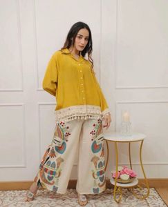 Stylish Yellow Co-ord Set