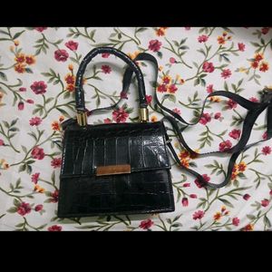 Black mini handbag