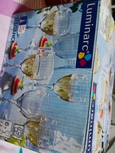Luminarc Elegance Vine Glass..6 Pcs..New