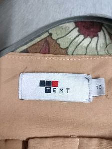 Cute Tan Casual Cropped Pants