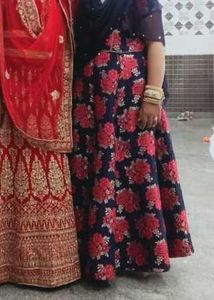 Blue N Pink Gown