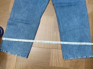 Roadster Mens Wide Leg Blue Denim Jeans