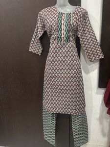 Cotton Kurti pant set