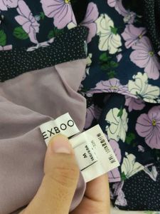 Floral Strapless Midi Dress