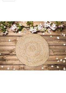 Unused Jute Tablel Mat Set Of 2