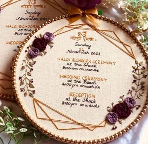 Wedding Hoop In Invitation Style