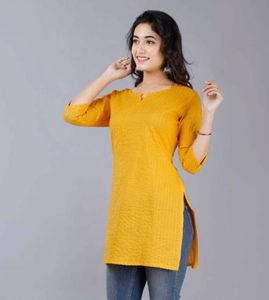 Yellow Tunic Top