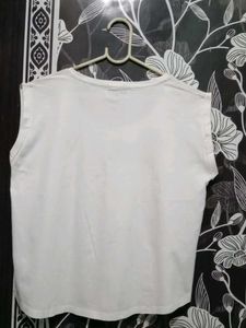 Pepe Jeans White Graphic Tee