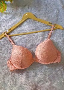 Peach Padded Premium Quality Bra