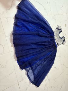 Royal Blue Lehenga Choli Set