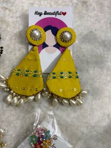 Boho Statement Earrings 4 pics combo