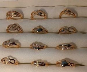 Rose Gold Rings with AD Diamonds💎