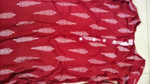 Maroon Kurta