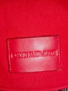 Unisex Orginal Calvin Klein Jeans Red Belt Bag