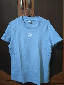Puma Light Blue Logo T-Shirt
