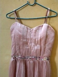 pink midi dress