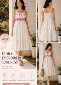 Floral Embroidered Sundress