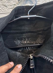 RG Racing Imported Black Fleece Half-Zip Pullover