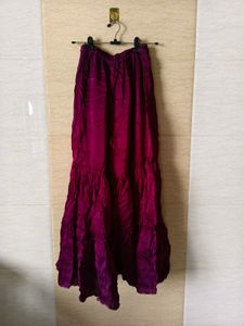 Wine Gharara Suit