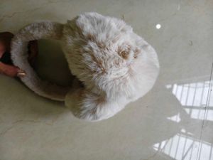 Pink Plush Faux Fur Earmuffs