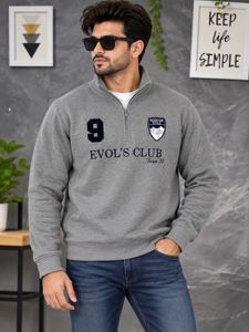 Grey Pullover Sweatshirt