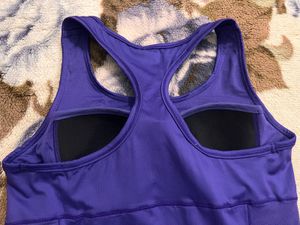 Purple Adidas Athletic Tank Top