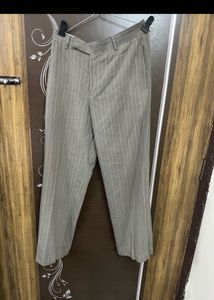 Will's Grey Striped Trousers