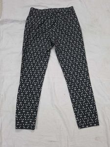 Stylish Geometric Print Trousers